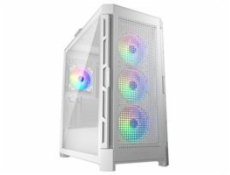COUGAR PC skříň AIRFACE PRO RGB White Mid Tower Airflow Panel 3 x 120mm ARGB Fans 1x 120mm ARGB Fan TG Left Panel