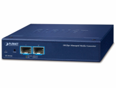 Planet XT-915A průmyslový konvertor, 2x 10G/1G Base-X SFP+, 0~50°C, DIN, SNMP