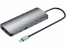 i-tec USB-C Metal Nano 3x Display Dock, 2x HDMI 1x USB-C video, PD 140W + i-tec Universal Charger 140 W