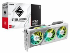 ASROCK AMD Radeon RX 9070 Steel Legend 16GB OC / 16GB GDDR6 / PCI-E / HDMI / 3x DP / Bílá