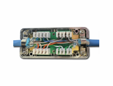DATACOM Zářezová spojka STP CAT6A  LSA SILVER