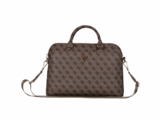 Guess PU 4G Triangle Logo Taška na Notebook 13/14/15  Brown