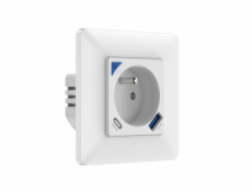 IMMAX NEO SMART chytrá vnitřní zásuvka s kolíkem (typ E)/ 16A/ 1x USB/ 1x USB-C/ PD 20W/ Zigbee/ LIDL/ TUYA