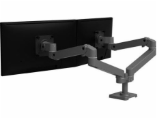 ERGOTRON LX Pro Dual Side-by-Side Arm , stolní dvouramenný držák pro 2 monitry, šedá