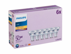 Philips LED-Reflektor GU10 6er Set 4,6W 2700K