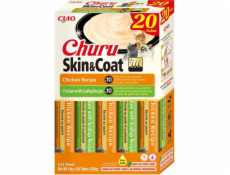 INABA CAT CHURU SKIN & COAT CHICKEN przysmak dla kota 20x14g (280g) INABA CAT CHURU SKIN & COAT CHICKEN przysmak dla kota 20x14g (280g)