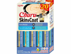 INABA CAT CHURU SKIN & COAT TUNA przysmak dla kota 20x14g (280g)