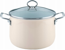 Riess Riess - vysoký hrnec s víkem 6,5 l 24 cm Avorio
