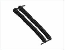 Elastic spiral laces for diabetics
