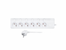 Prodlužovací kabel 6 zásuvek 3m SOLIGHT PP161