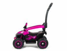 Dětské odrážedlo Baby Mix Mega s vodící tyčí žluté