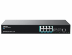 Grandstream GWN7821P managed Network Switch L3, 8x2,5G, SFP+, PoE, VLAN, IGMP, MLD, MVR