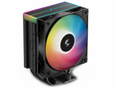 DEEPCOOL chladič AG400 ARGB V2 / 120mm fan ARGB / 4x heatpipes / PWM / pro Intel i AMD / černý