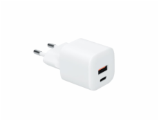 Solight USB-C + USB-A fast charger GaN 20W PD
