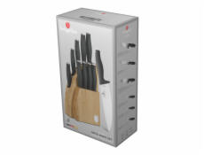 Sada nožů se stojanem BAMBOO 10 ks Antracit Collection BH-2758