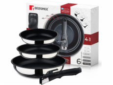 Sada pánví nerez s nepřilnavým povrchem  Click&Cook 3 ks 18, 20, 24 cm BG-32292-MM