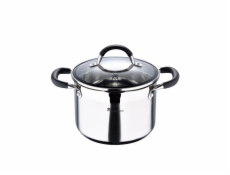 Hrnec s poklicí nerez FOODIES 20 cm 4 litry BGMP-1505-BK