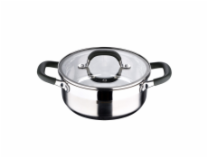 Kastrol s poklicí nerez MIDNIGHT 20 cm 2,3 litru BG-32126-MM