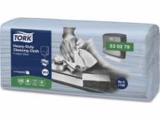 Tork 530279 - Čisticí utěrka z netkané textilie v dílcích, opakovaně použitelná, modrá - 105 kusů
