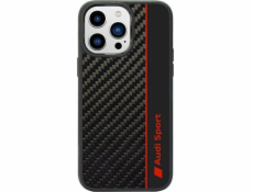 DefaultBrand Pouzdro Audi Carbon Fiber pro iPhone 14 Pro Max 6.7 černé/černé AUS-TPUPCIP14PM-R8/D1-BK
