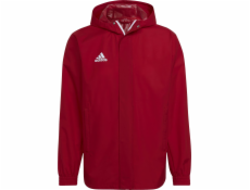 Adidas Pánská bunda Entrada 22 All-Weather, červená, velikost XL