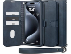 Spigen Peněženka Peněženka S Pro, tmavě modrá - iPhone 15 Pro Max