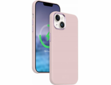 Crong Magnetický kryt Color Cover LUX pro iPhone 15 s magnetem MagSafe růžový