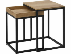 Songmics Sada 2 industriálních konferenčních stolků VASAGLE