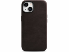 iCarer iCarer Oil Wax Premium kožené pouzdro pro iPhone 14 magnetické kožené pouzdro s MagSafe hnědé (WMI14220701-BN)