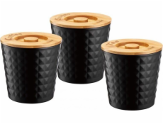 Klausberg SADA 3 NÁDOBY NA KÁVU, ČAJ A CUKR KLAUSBERG KB-7486