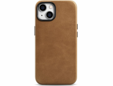 iCarer iCarer Oil Wax Premium kožené pouzdro pro iPhone 14 Plus magnetické kožené pouzdro s MagSafe hnědé (WMI14220703-TN)