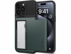 Spigen Slim Armor CS, tmavě zelená - iPhone 15 Pro
