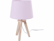 Atmosphera stolní lampa noční světlo s růžovým stínidlem 31 cm