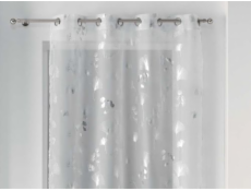 Douceur d`Interieur BLOOMY CLONE - BÍLÁ/ STŘÍBRNÁ 140x240