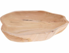 Home Styling Collection Kolekce bytového stylingu Servírovací talíř, DŘEVĚNÝ, teakový, podnos, 35x30 cm