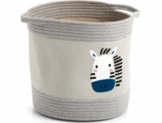 Zeller Dětský úložný koš Zebra, bavlna/polyester, 30x30 cm
