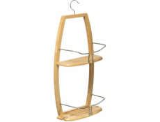 5five Sprchový koš Závěsná bambusová police Do koupelny Na tyči