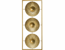 Atmosphera zlatá kovová nástěnná dekorace 25x61cm Atmosphera zlatá kovová nástěnná dekorace 25x61cm