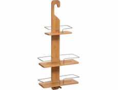 5five Sprchový košík 3 úrovně Závěsná police Bambusová police