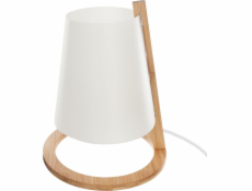 Atmosphera Stolní lampa hnědá, bambusová, pita, noční světlo, 26,5 cm