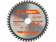 Norton Clipper KRUHOVÁ PILA NORTON 210 mm x 30 mm x 48 oz DŘEVO A KOMPOZITY ATB (2,8 / 1,8) N70184608097