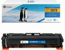 G&G Toner Toner kompatibilní s HP W2211X, NT-PH2211XC, HP 207X, azurová, 2450s