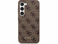 Guess GUESS SAMSUNG S24+ GUHCS24MG4GFBR KOVOVÉ ZLATÉ LOGO HNĚDÉ