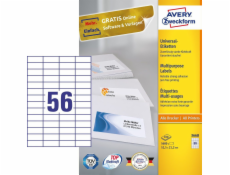 Avery Zweckform Univerzální samolepicí etikety 52,5 x 21,2 mm (3668)
