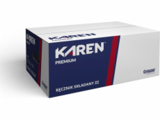 Karen Papírové utěrky Karen Premium - ZZ skládané, 2vrstvé, celulózové - 3200 listů