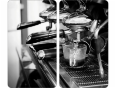 Kesper krájecí prkénko, skleněné varné desky s protiskluzovými nožičkami, ESPRESSO