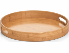 Zeller Servírovací podnos kulatý, O 38 cm, bambus, ZELLER