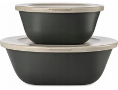 Koziol Nádoba s víkem 0,7 l + 1,3 l, CONNECT BOX SET KOPENHAGEN, sada 2 ks, KOZIOL