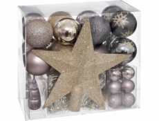Atmosphera Sada vánočních ozdob v různých barvách, 44 dílků