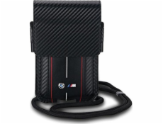 BMW BMW BMPSP15XMSCAKR Peněženka Carbon Red Stripes Black